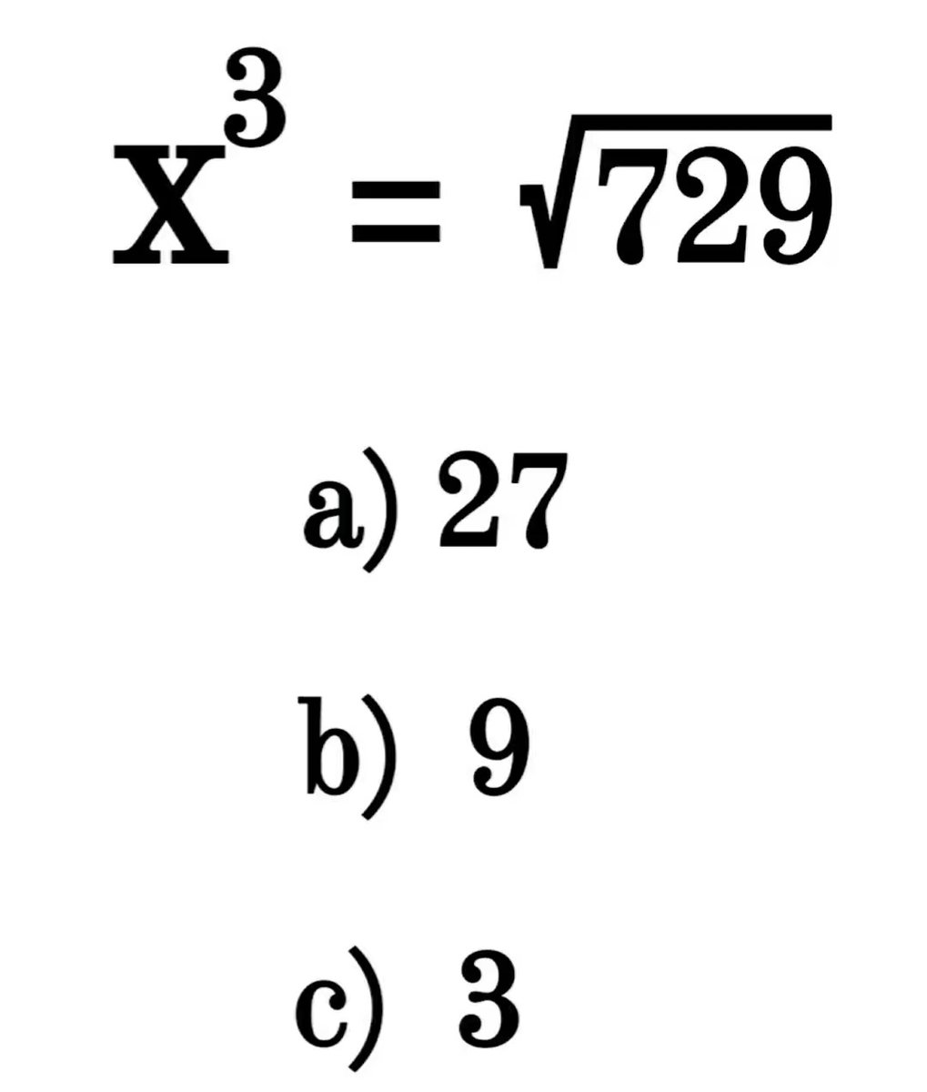 Simple question for you...💯💯💯. Question: Try to find the value(s) of x? #mathe.#Maths.#Algebra.#Geometry.#Calculus.#ProblemSolving.#test.#Exams.#puzzle.#Science.#evaluation.#solve. #ریاضی.#ریاضیات.