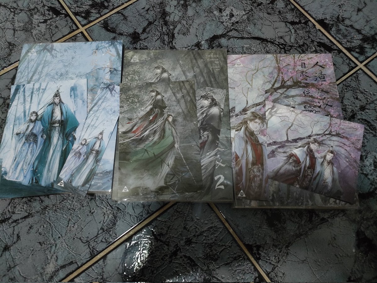 _Patchil_'s tweet image. ส่งต่อ📌ตัวร้ายเล่ม1-3มีโปสการ์ดที่คั่นครบสภาพ90% ราคา1290 บ. + ค่าส่ง50 ราคานี้ แถม นิยายปรมาจารย์เล่ม1-3 เล่ม1มีตำนิ เดมมาถามได้เลยงับ 
#นิยายวายแนะนํา #นิยายวาย
#นิยายมือสอง  #นิยายวายมือสองสภาพดี #นิยายปรมจารย์ลัทธิมาร
#นิยายตัวร้าย