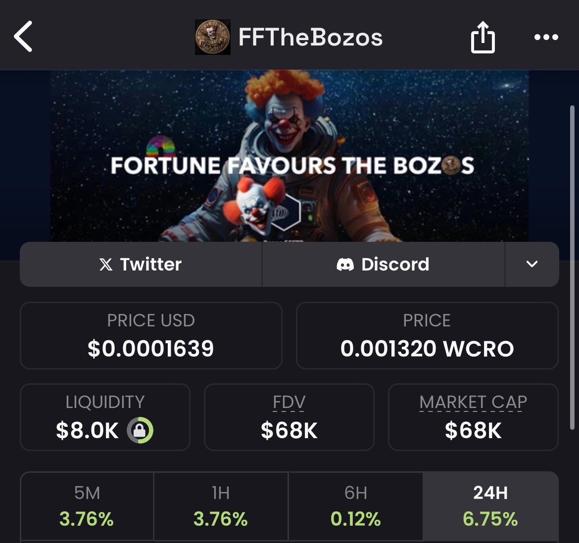 We heard something is cooking at @FFTBcro 👀 don’t be a Bozo 💰🤡 fill your bag before the big news. Buy contest LIVE only via: swap.doonft.com