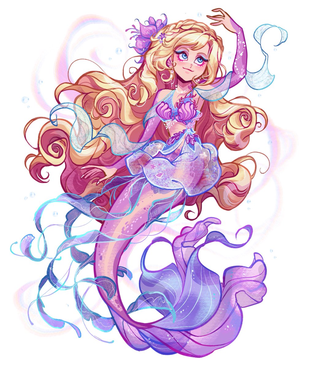 #Commission #commisionsopen 
Mermaid commission!🐠