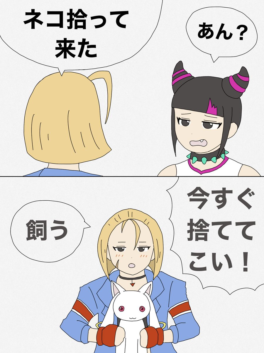 ネコ拾って来た 