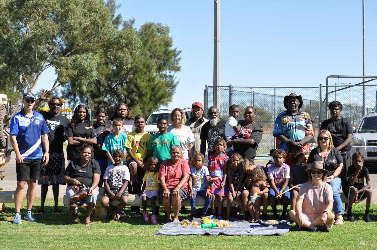 A long day but a really rewarding day in Meekatharra for the Burringurrah kids to play their first footy game of the season if not their lives. Great participation by all the parents and Teacher’s who came along. #FB