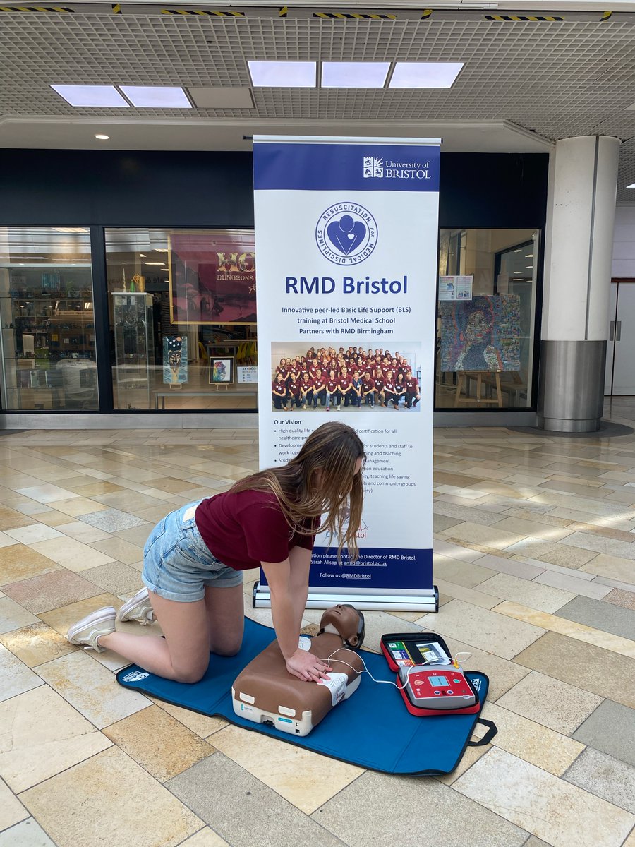 RMDBristol (@rmdbristol) on Twitter photo Our wonderful <a href="/BristolUni/">University of Bristol</a> medical students are out doing a CPR awareness pop-up in the Galleries shopping centre today in Bristol. Go and learn how to save a life with our fantastic <a href="/RMDBristol/">RMDBristol</a> team.
<a href="/BrisHealthSci/">Health Sciences at the University of Bristol</a> <a href="/ResusCouncilUK/">Resuscitation Council UK</a> <a href="/ERC_resus/">ERC - European Resuscitation Council</a> Our wonderful <a href="/BristolUni/">University of Bristol</a> medical students are out doing a CPR awareness pop-up in the Galleries shopping centre today in Bristol. Go and learn how to save a life with our fantastic <a href="/RMDBristol/">RMDBristol</a> team.
<a href="/BrisHealthSci/">Health Sciences at the University of Bristol</a> <a href="/ResusCouncilUK/">Resuscitation Council UK</a> <a href="/ERC_resus/">ERC - European Resuscitation Council</a>