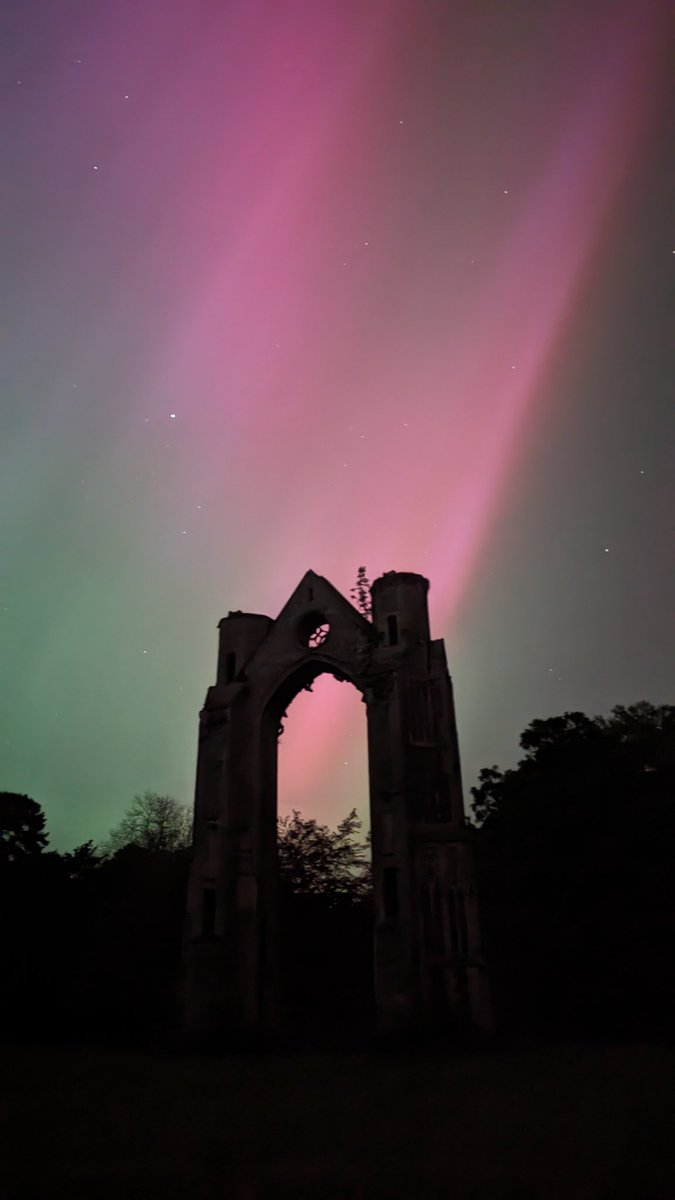 Aurora borealis over Walsingham