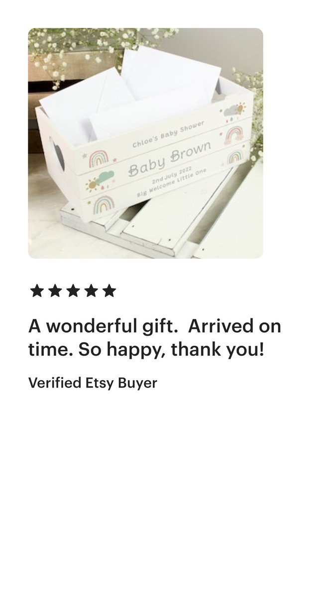 Thank you for the kind #review                   #personalisedgifts #happycustomer