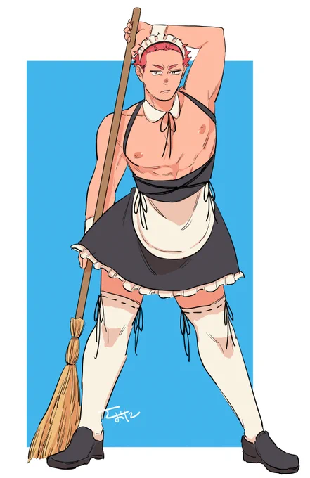 私もメイド描きたかった 