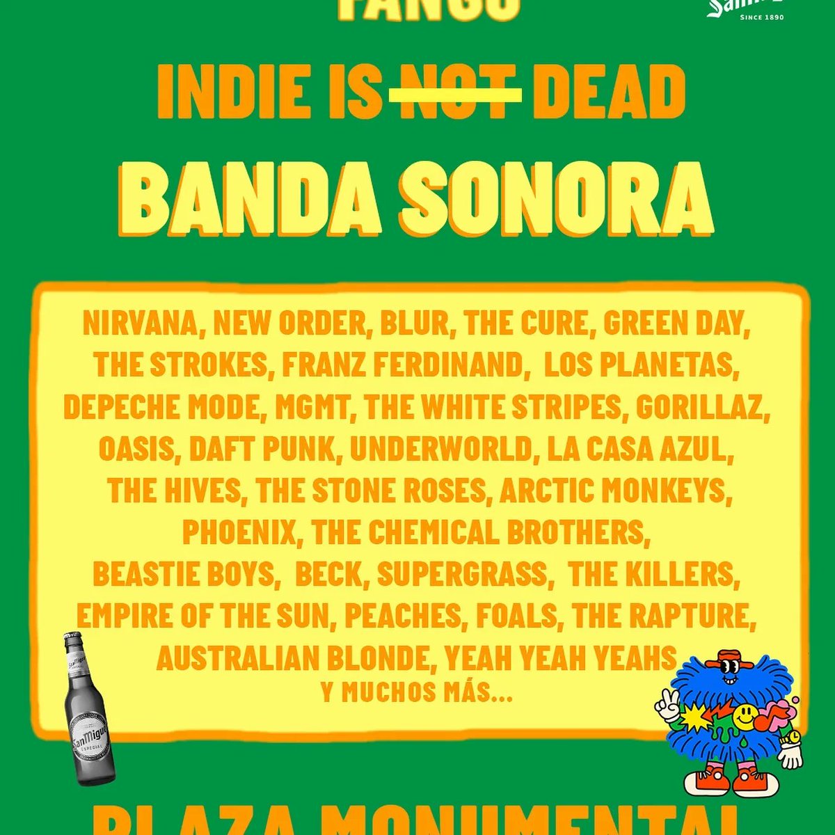maadraassoo's tweet image. Barcelona! Llegó el GRAN Tardeo INDIE IS NOT DEAD en @fango.club ! Alineación titular desde las 15:39Hrs con @hindsband @yaunest @siamissdjs @legoteque @maadraassoo ! #FangoClub #DeesmaadraassooFangoClub #Faangaassoo #ILoveBarcelona #ILoveBcn