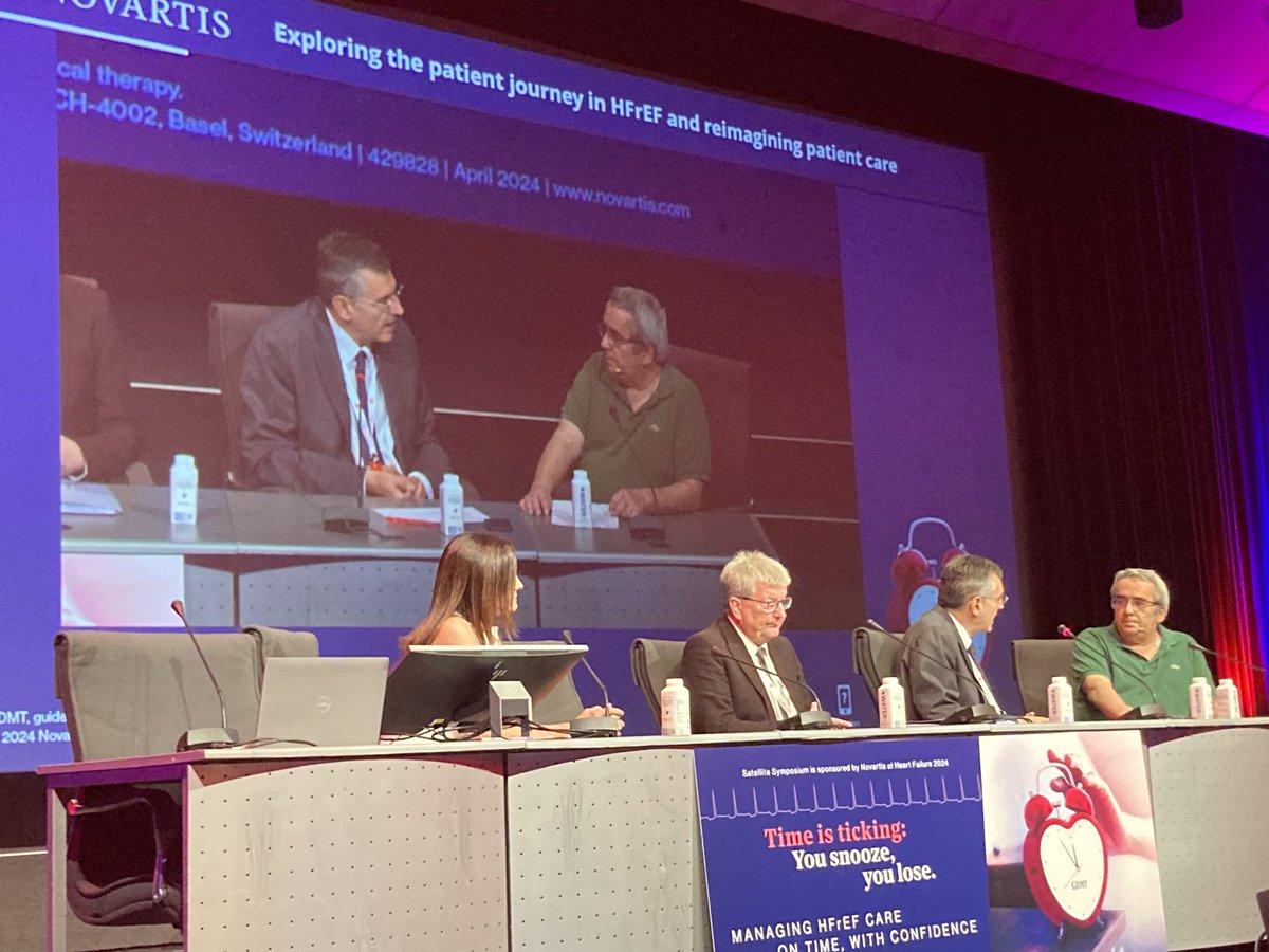 #HeartFailure2024 The patients voice so powerful and important we listen so we can do better Thank you Jorge