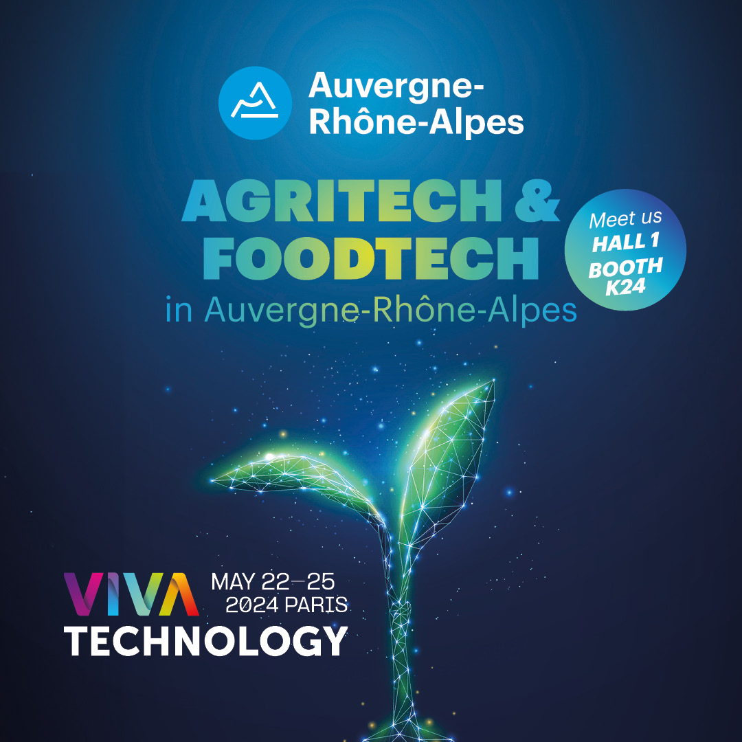 ⛰️ Ready to move mountains at #VivaTech? Discover #AgriTech and #FoodTech innovations at @auvergnerhalpes's booth and meet pioneers and experts shaping the future 🌱 👇 More info here: auvergnerhonealpes.fr/vivatech