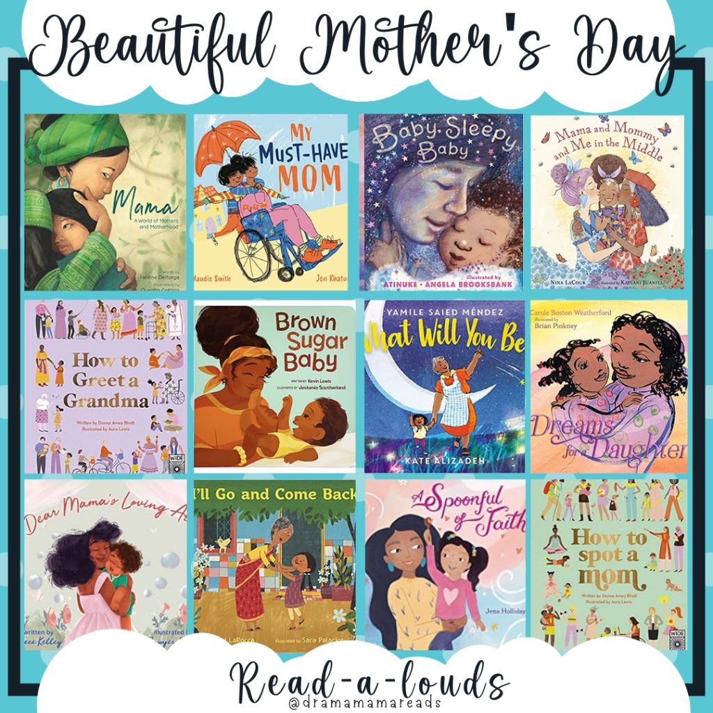Beautiful diverse books for Mother's Day, via Drama Mama Reads 

buff.ly/3NjkGT5

#ReadYourWorld #kidlit