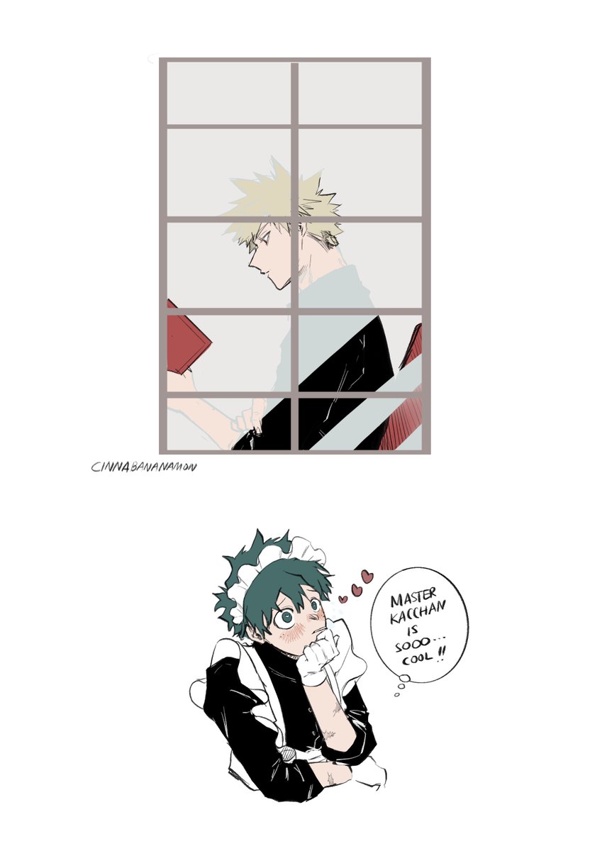 Happy Maid Day!!!
*pssh! He has a crush on Master Kacchan (if it's not that obvious already :P)