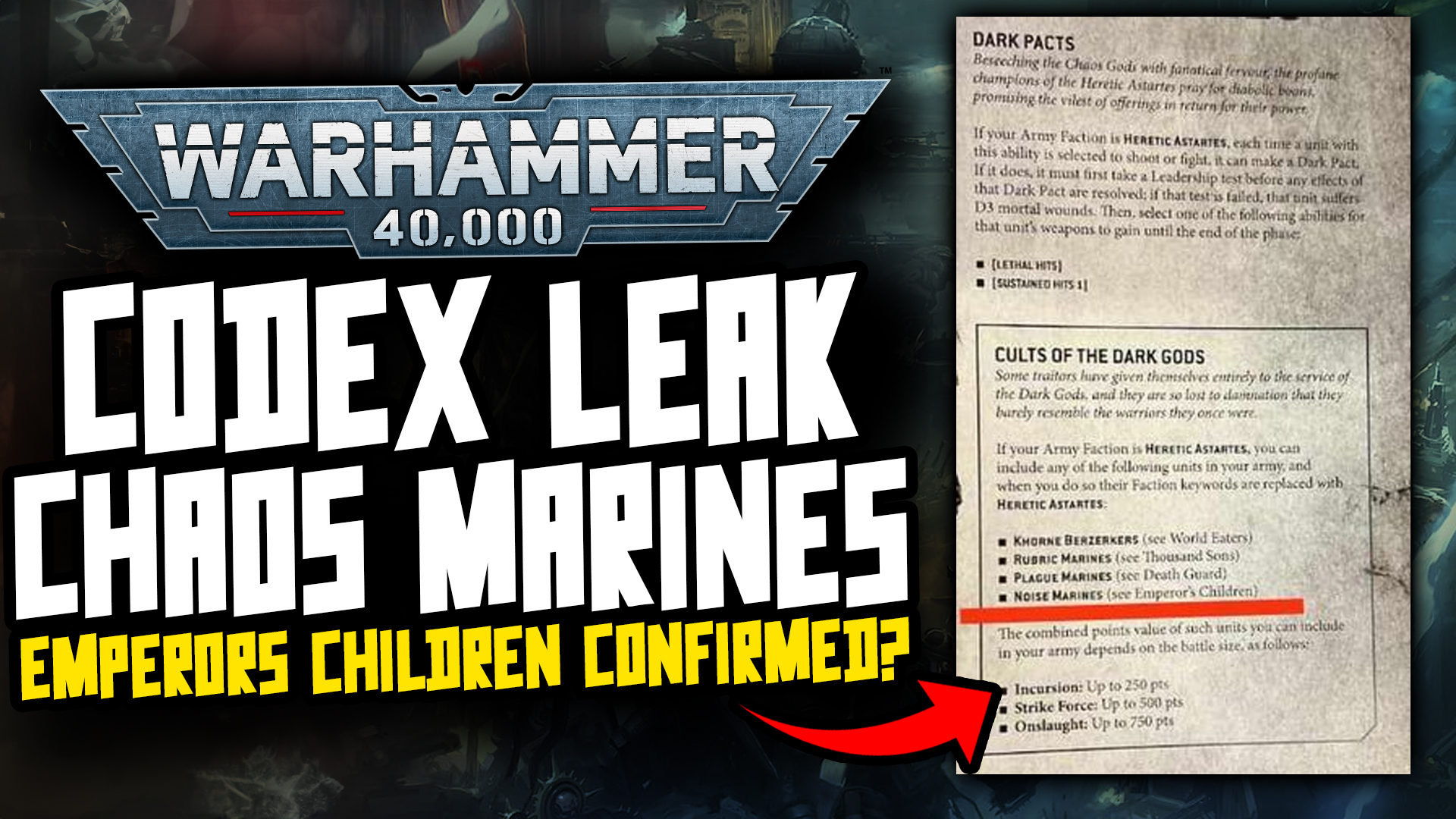 Chapter Master Valrak on X: &ldquo;The Chaos Codex has leaked online 