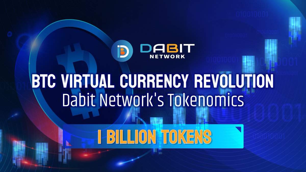 DaBitnetwork's tweet photo. 🚀#BTC Virtual Currency Revolution: Dabit Network's Tokenomics（1/3） 

Dabit Network's innovative tokenomics, with a finite supply of 1 billion tokens, drives Bitcoin DeFi success, benefiting stakeholders and ensuring long-term value appreciation in a rapidly evolving virtual currency landscape.  

>>>https://t.co/qIRB89NNyV 

#blockchain #BitcoinHalving2024 $BTC $ETH