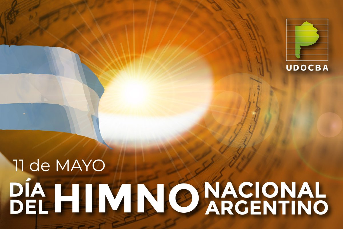 Hoy conmemoramos el Día del Himno Nacional, una fecha para recordar nuestra historia y sentir el orgullo de ser argentinos. #DíaDelHimnoNacional