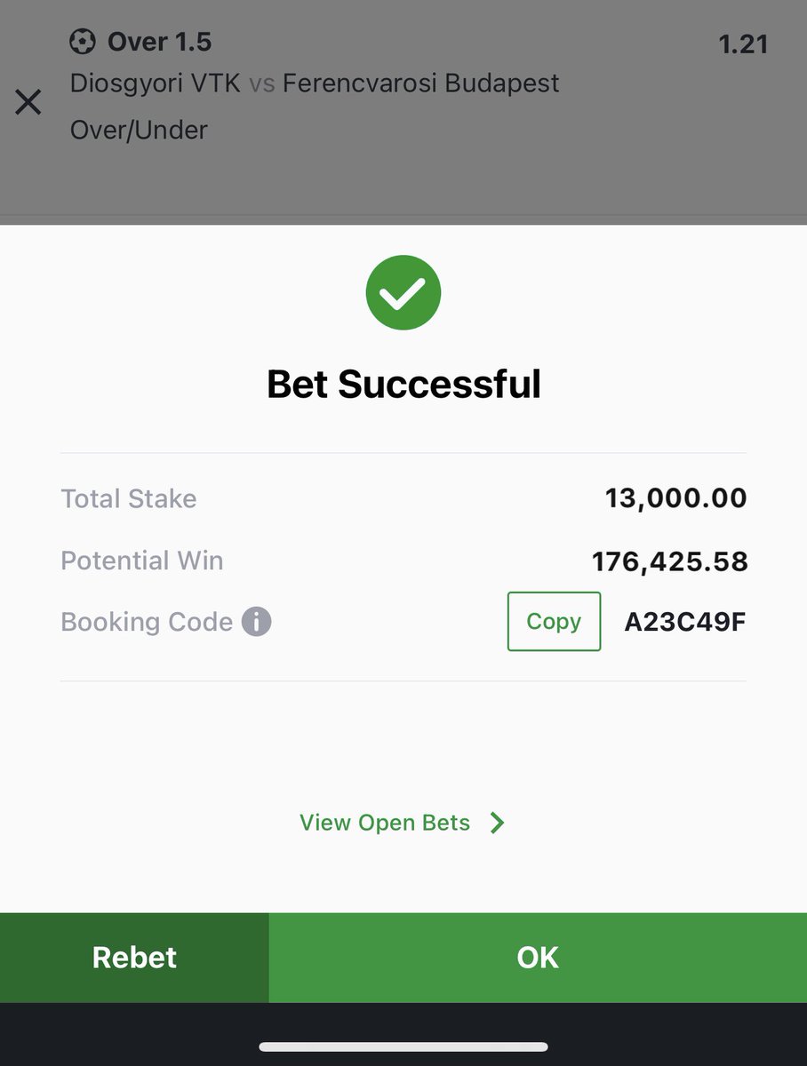 FOOTBALL TIPS ON SPORTYBET  🍀✅

I STAKED 15k CEDIS 😊❤️

1st to 500 people to reweet or repost get 50k Niara or  500gh  if we boom

LETS MAKE IT HAPPEN LIKE YESTERDAYS OWN 🔥✅✅
