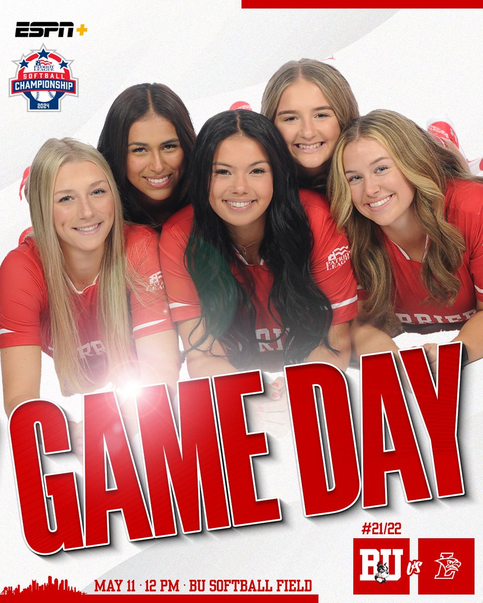 Terrier Nation, need all hands on deck. The day has finally arrived with the automatic @NCAASoftball bid on the line‼️ 🆚 Lehigh 🕰️ 12 p.m. 📈 bit.ly/49AXnvb 🖥️ es.pn/4ahXPiD 🖥️ PatriotLeague.org/watch (Int’l) #GoBU #NCAASoftball