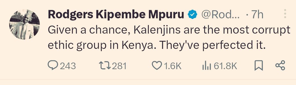 Hey @NCIC_Kenya, remember you have a fiduciary responsibility to keep such members of the society behind bars. While at it, he can as well tell us his businesses and sources of wealth. We are interested to know as is @EACCKenya. I'm sure @KRACare is also interested. A thug!