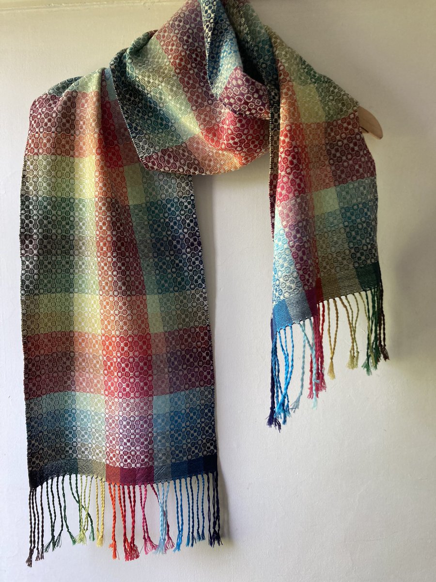 Two new scarves, one merino, one cotton are now in my shop for the @folksy Craft Drop weekend