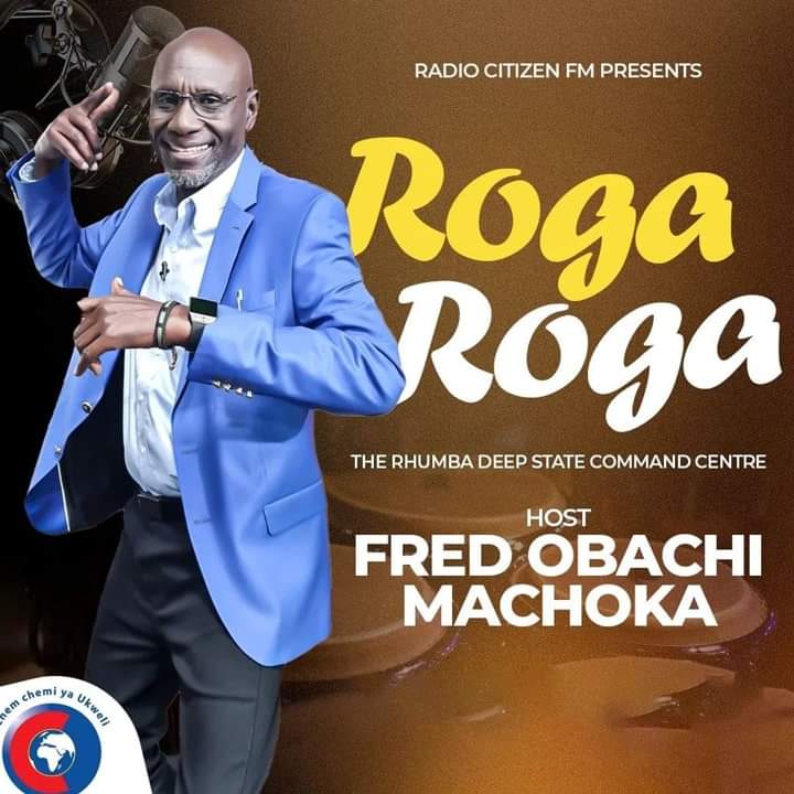It is Rhumba O'clock na The Blackest Man in Black Africa, Uncle @fredomachoka, 10am - 1pm. Are you tuned in? #RogaRoga
