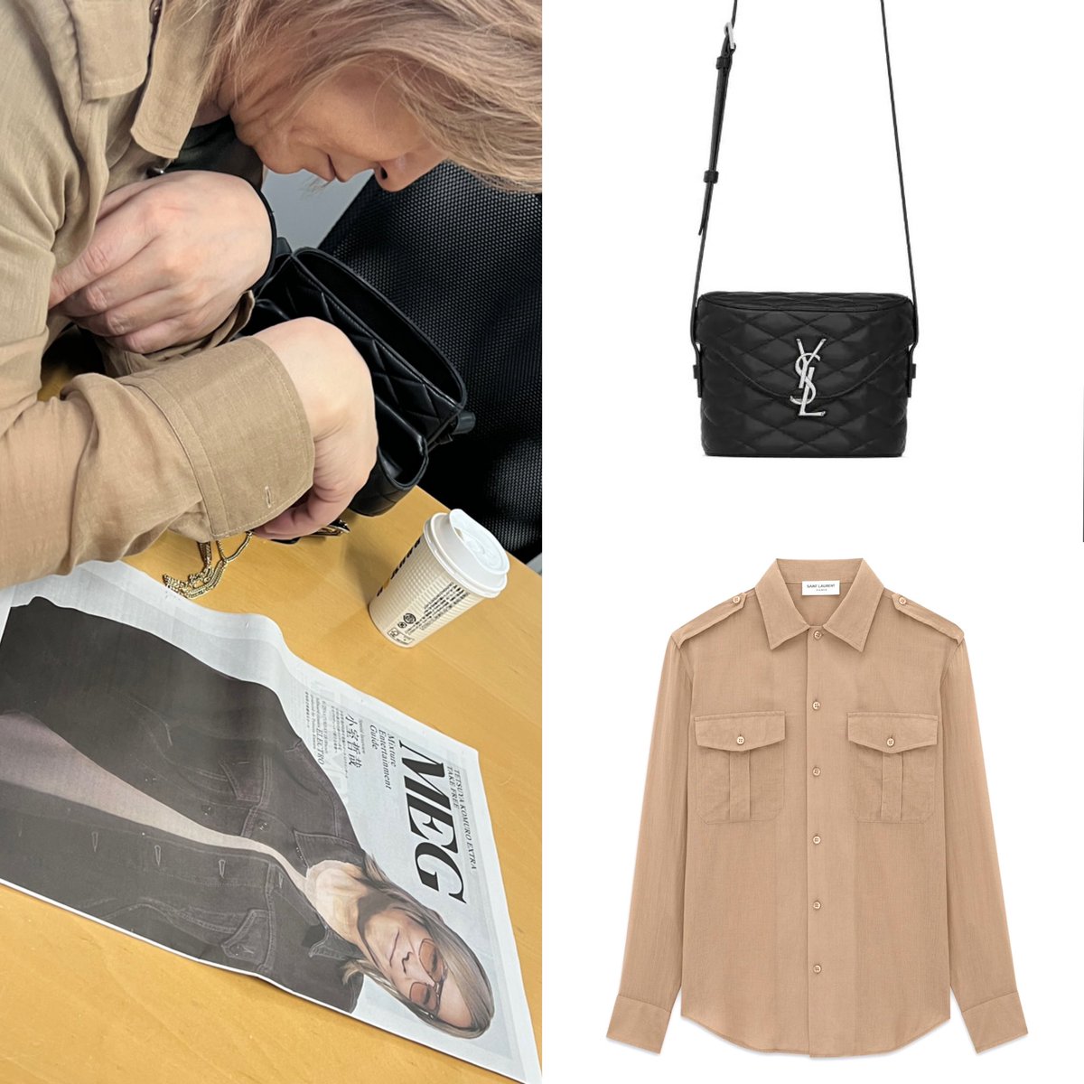 TKcostume's tweet image. Shirt,Bag
Saint Laurent

2024.5.11
#FmCoCoLo765 
 『Saturday Magnificent Camp』16時台
#小室哲哉 さん緊急出演📻⚡️
radiko.jp/share/?t=20240… 

#TetsuyaKomuro
#TMNETWORK
#Tecci𓀠
#こむスケ
#てっち衣装部
☕️
