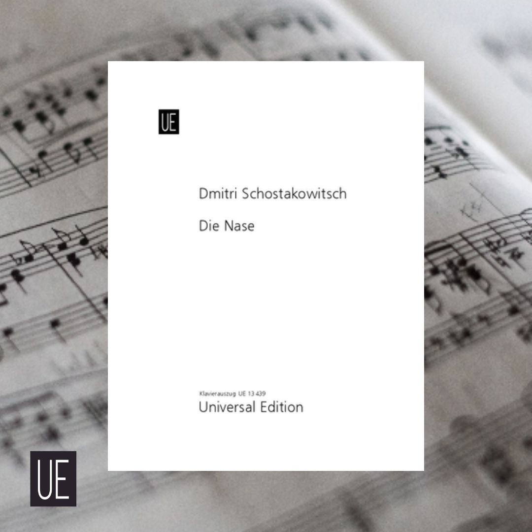 Dmitri Schostakowitsch's opera Die Nase will be performed at the Munich State Opera today. Further dates can be found on the event page: staatsoper.de/en/productions… About the work: universaledition.com/en/Works/Die-N…