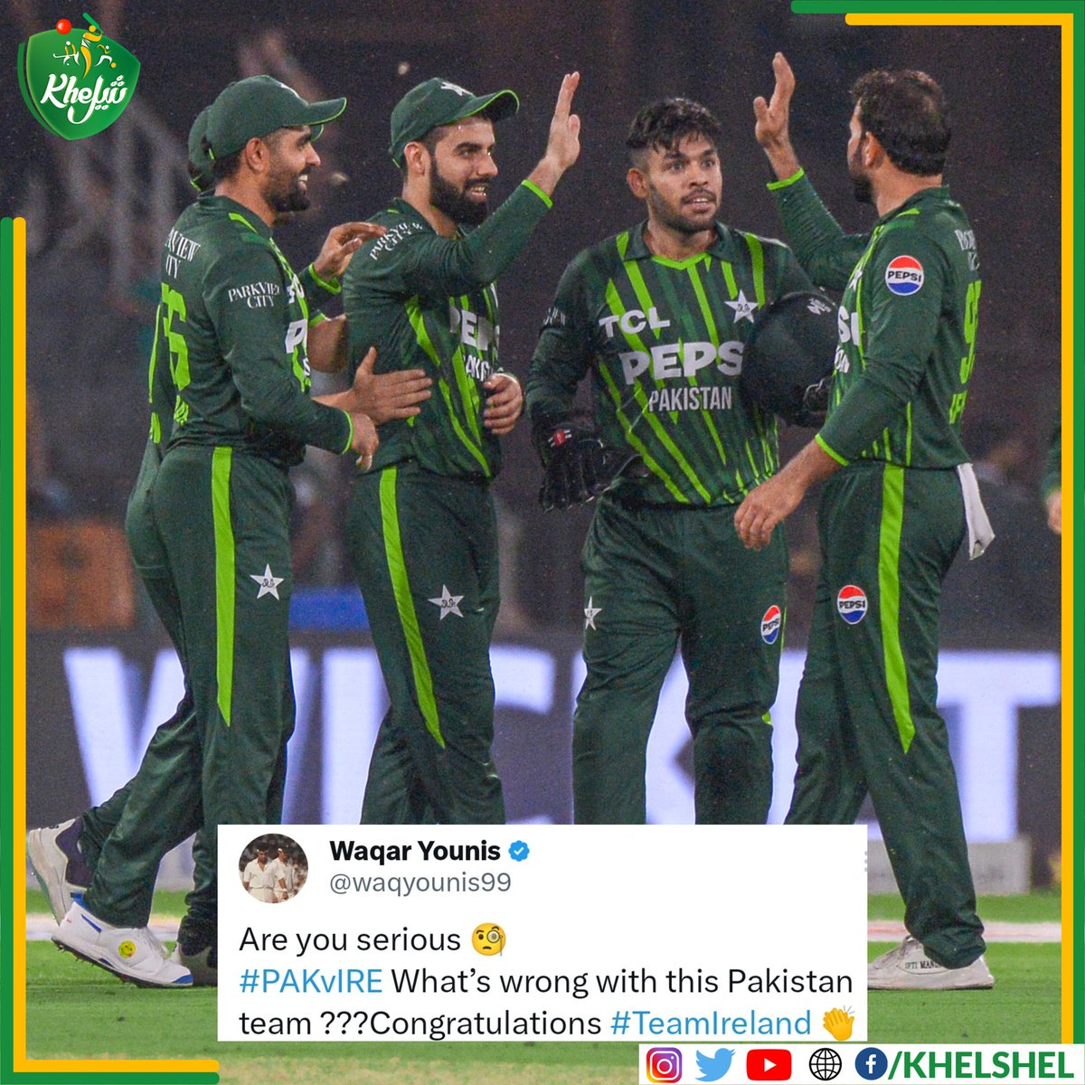Toe crusher Waqar Younis is surprised by Pakistan's horrible defeat against Ireland. #IREvPAK | #Cricket | #Pakistan | #WaqarYounis | #BabarAzam | #Dublin | #Ireland
