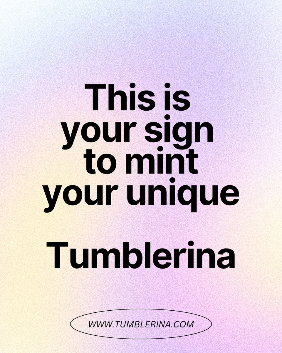 Tumblerina tweet media