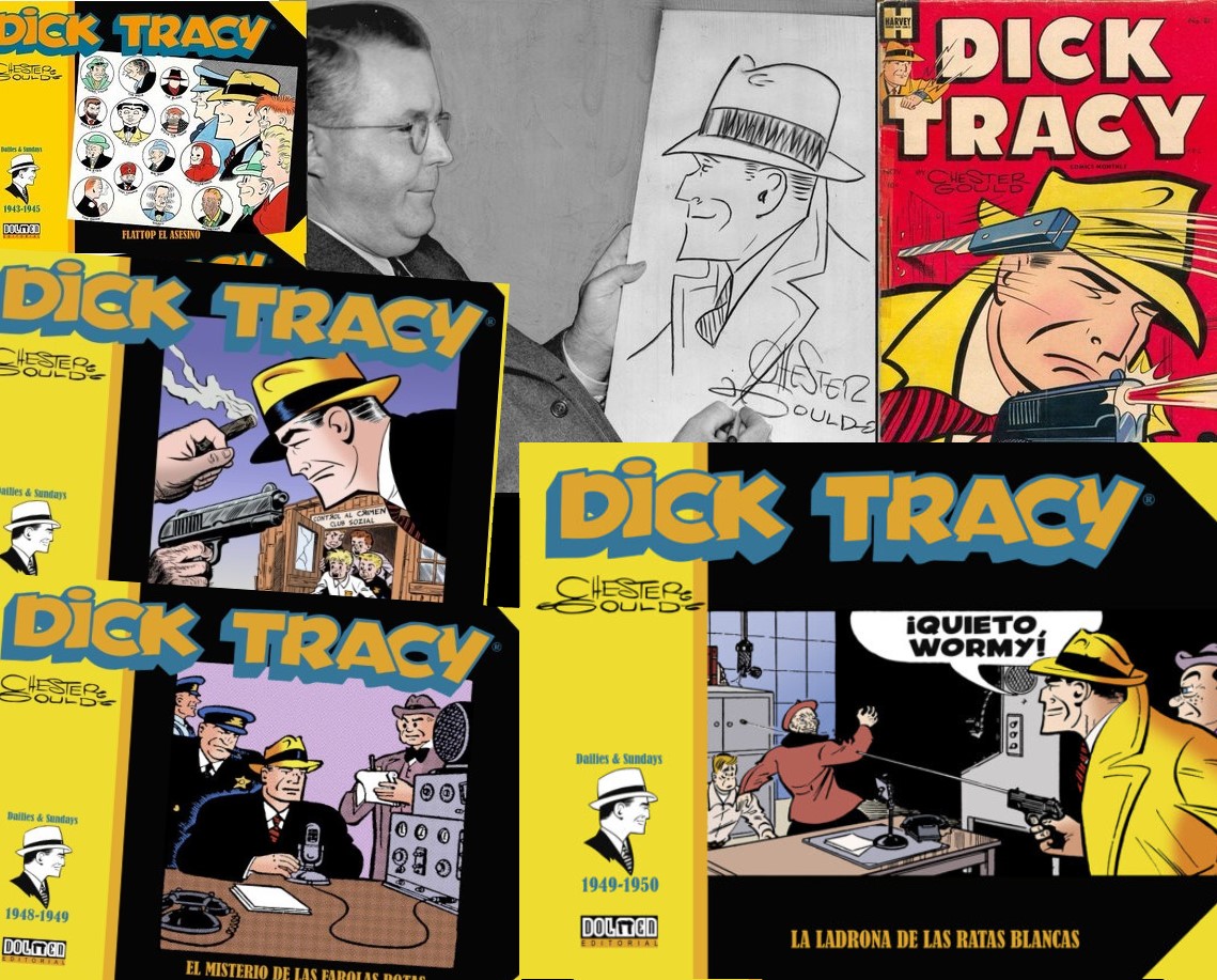 Un 11 de mayo muere, ✏️ 🖋️ Chester Gould (1900-1985) Influyente historietista y dibujante. Creador de 'Dick Tracy' Primer #cómic policíaco de la historia... Con uno de los más grandes y longevos personajes de la #CulturaPopular Aquí, lo encontrarás publicado por @DolmenEditorial