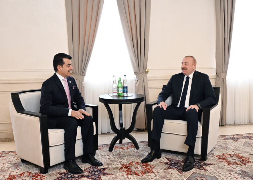 🇦🇿 Ilham Aliyev, #President of the Republic of #Azerbaijan, received Salim bin Mohammed Almalik, Director General of ICESCO in #Shusha #Caliber #Azerbaijan #Karabakh #KarabakhisAzerbaijan