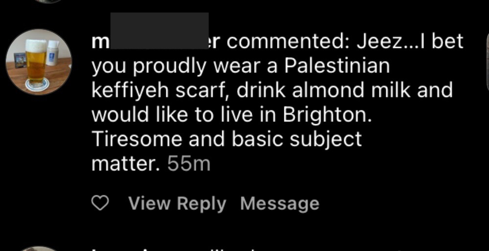 I posted my lovely portrait of Jeremy Clarkson on IG and I think he's made 500 sockpuppet accounts to have a go at me. I'd love to live in Brighton though, love the seaside.