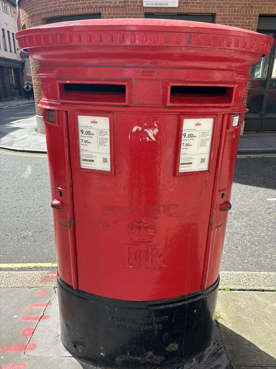 Happy #postboxsaturday from London.