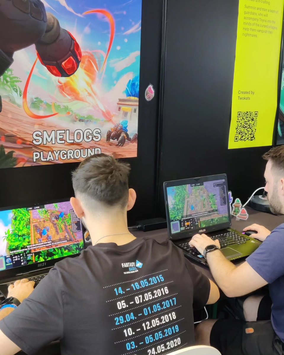 PlaySmelogs's tweet image. Final day of @FantasyBasel
Some pictures from yesterday 🙂
#fantasybasel #fantasybasel2024