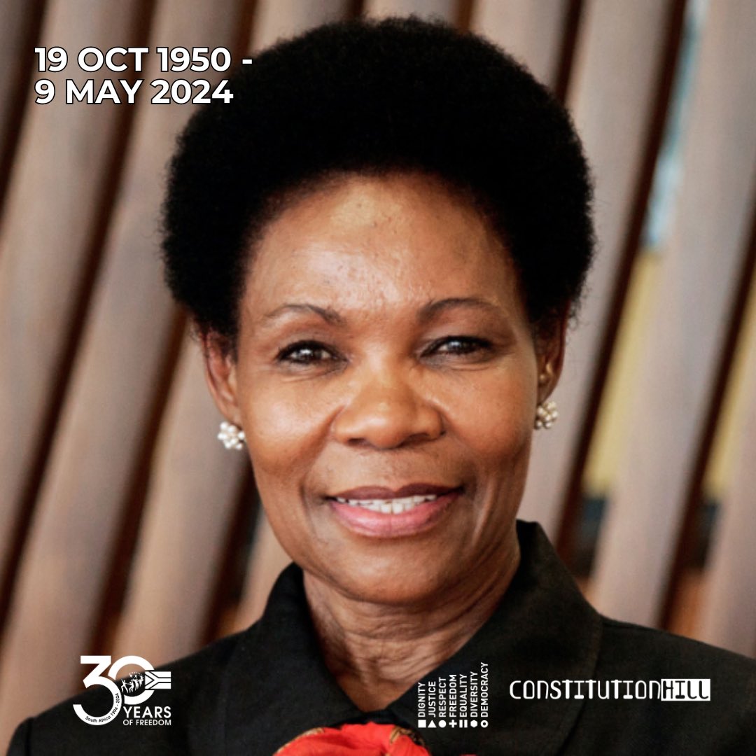 We are deeply saddened by the passing of Former ConCourt Justice & Esteemed Member of the Order of the Baobab, Yvonne Mokgoro. Justice Mokgoro passed away on 9 May 2024, at the age of 73. Rest in eternal peace as your legacy lives on. #WeThePeopleSA 📸NelsonMandelaFoundation
