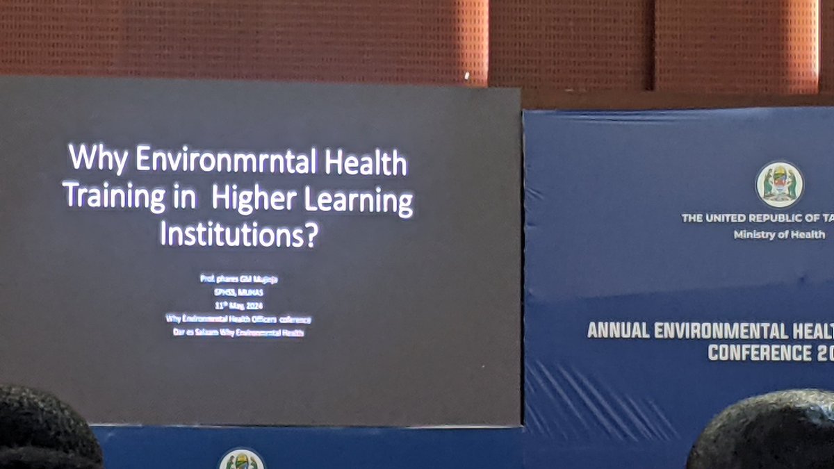 Day 2 📢
 #Health economist  & historical 🇹🇿environmental health pioneer, Prof.Mjinja   insisting 'Prevention prevention prevention prevention, we need to invest more on prevention' ,If we are truly committed & serious
@wizara_afyatz
#MtuNiAfya  #EnvironmentalHealth