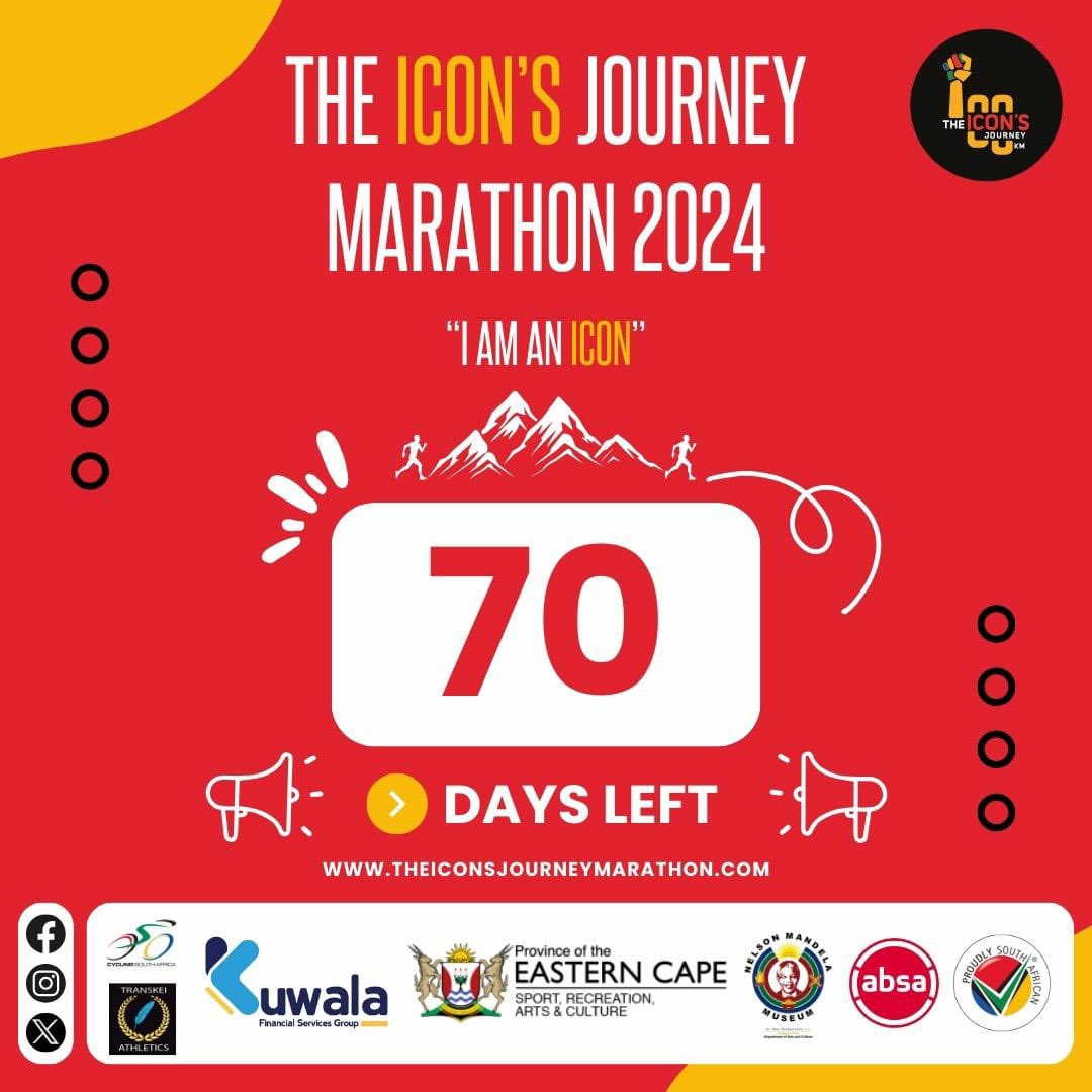 7️⃣0️⃣ Days to go 🥳🥳🥳

Online entries: theiconsjourneymarathon.com

#iconsjourney2024
#iamanicon