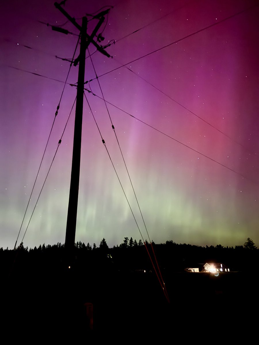 Northern Lights. Mulino, Oregon.