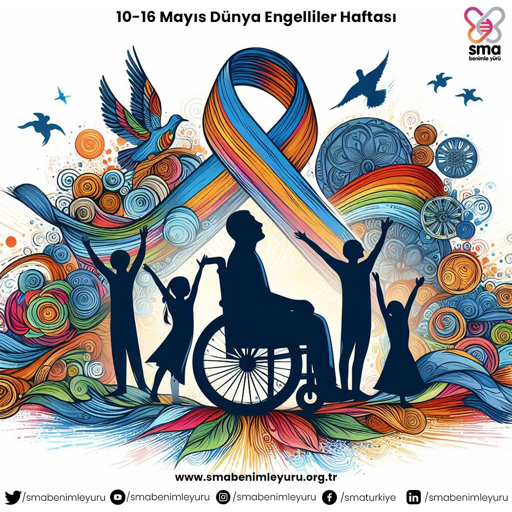 Hep birlikte daha adil bir gelecek ve erişilebilirlik temennisi ile 10-16 Mayıs Dünya Engelliler Haftası kutlu olsun. #EngellilerHaftası