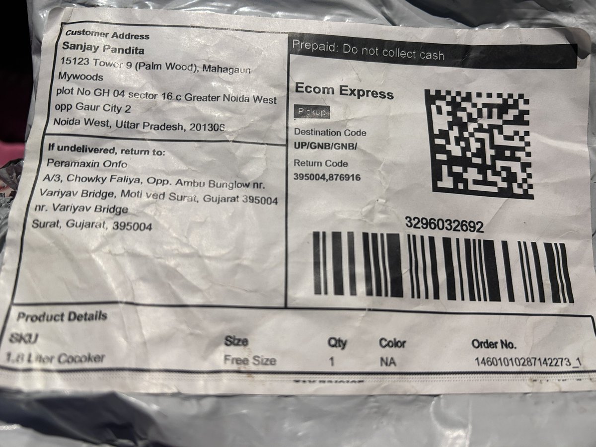 Thrilled to announce that meesho is doing big fraud they will send u empty paket after that no refund no response 
As I have received an empty paket