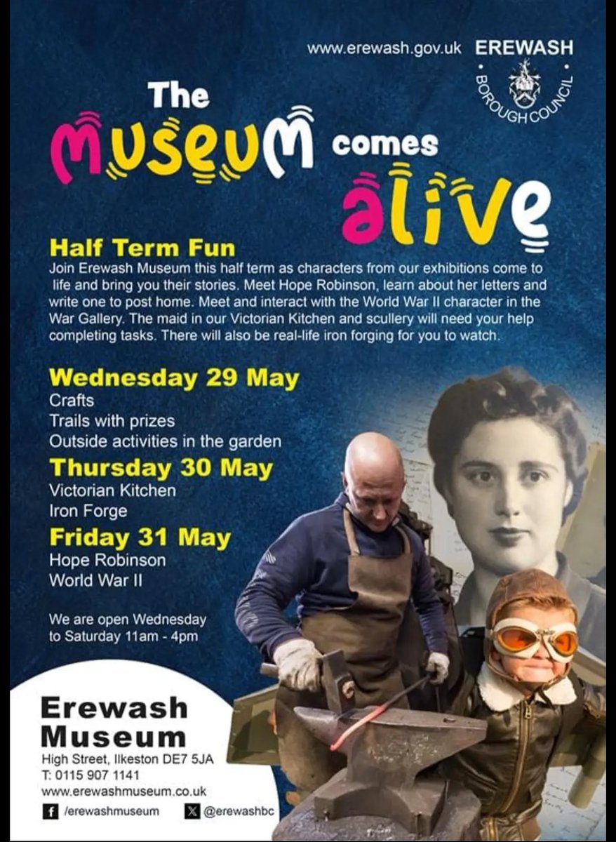 Half term fun @Erewash_Museum @chaucerinfants1 @LadywoodKH @ChaucerJun