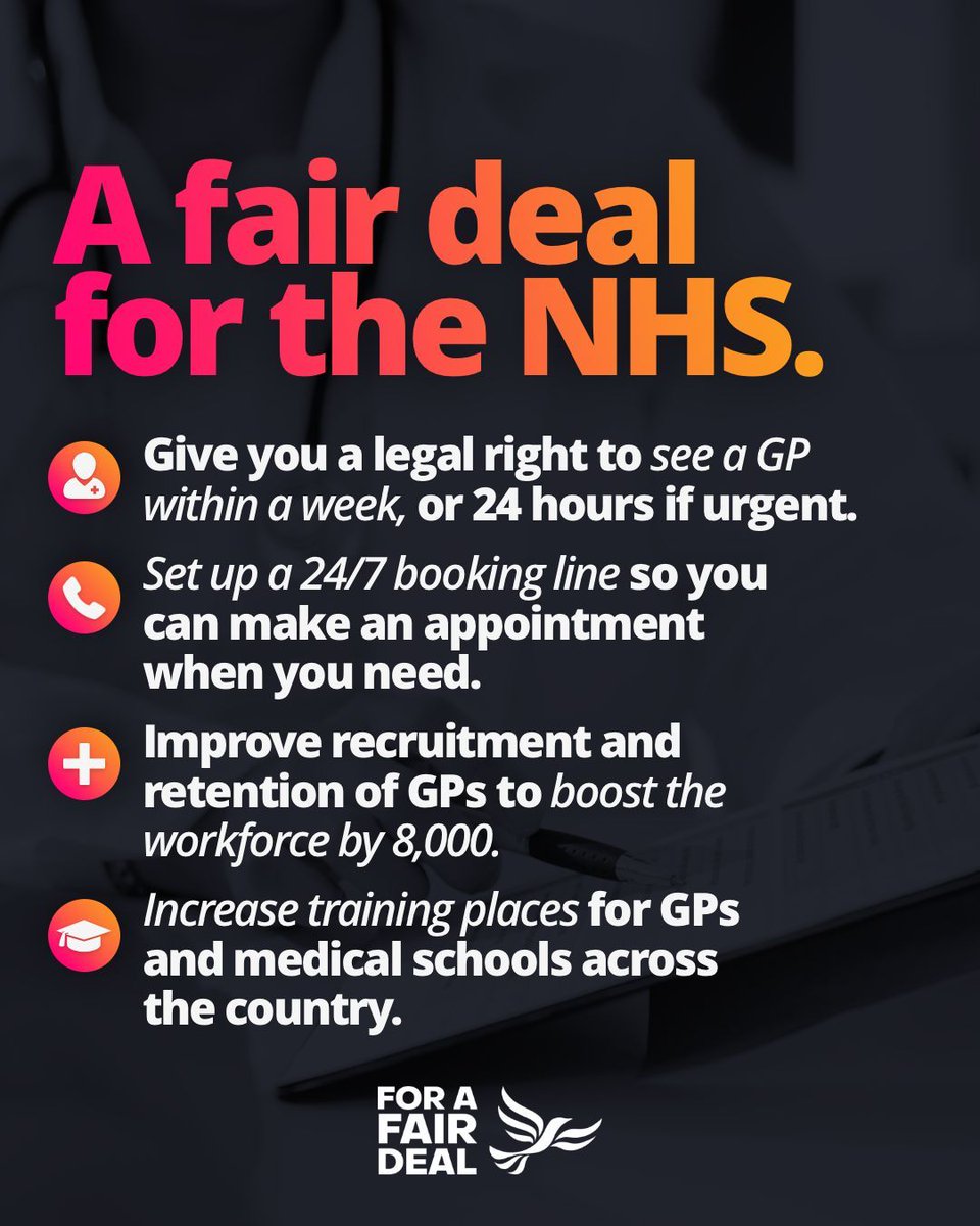 The Tories have run our health services into the ground. We have a plan for a Fair Deal for the NHS.