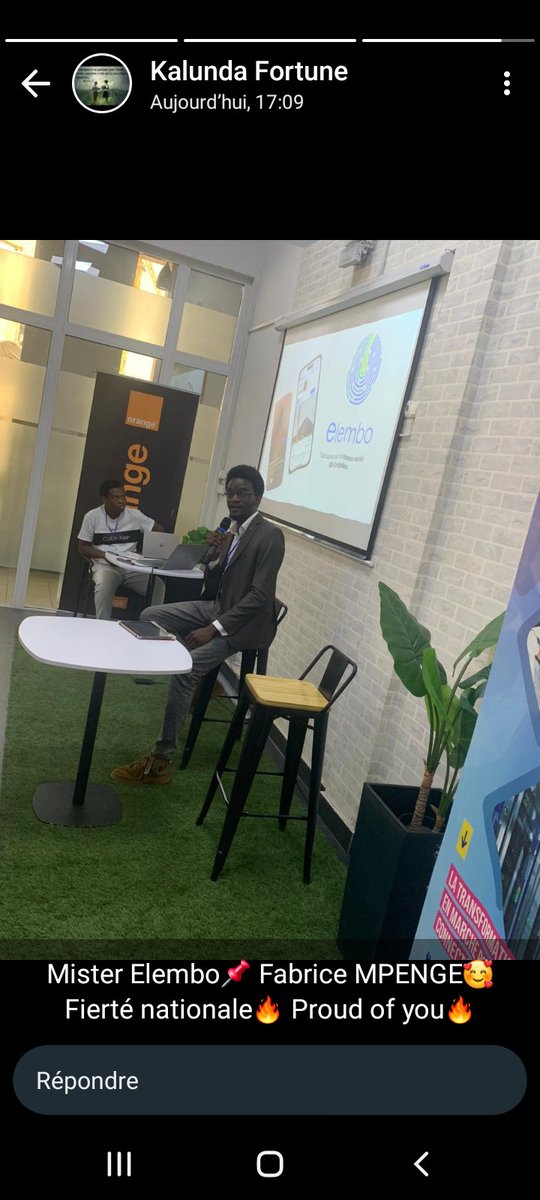 fabricempenge's tweet photo. J'ai eu l'immense de présenter le réseau social #Elembo lors du premier jour du VIT - EXPO 2024 qui s'est tenu à l'Orange Digital Center à Kinshasa.

Au rendez-vous de l'innovation et de l'histoire en #RDC 

Osons,
Croyons,
Persévérons. 

Ensemble Elembotisons l'Afrique. 📿|⌛ https://t.co/wDViqkbhF5