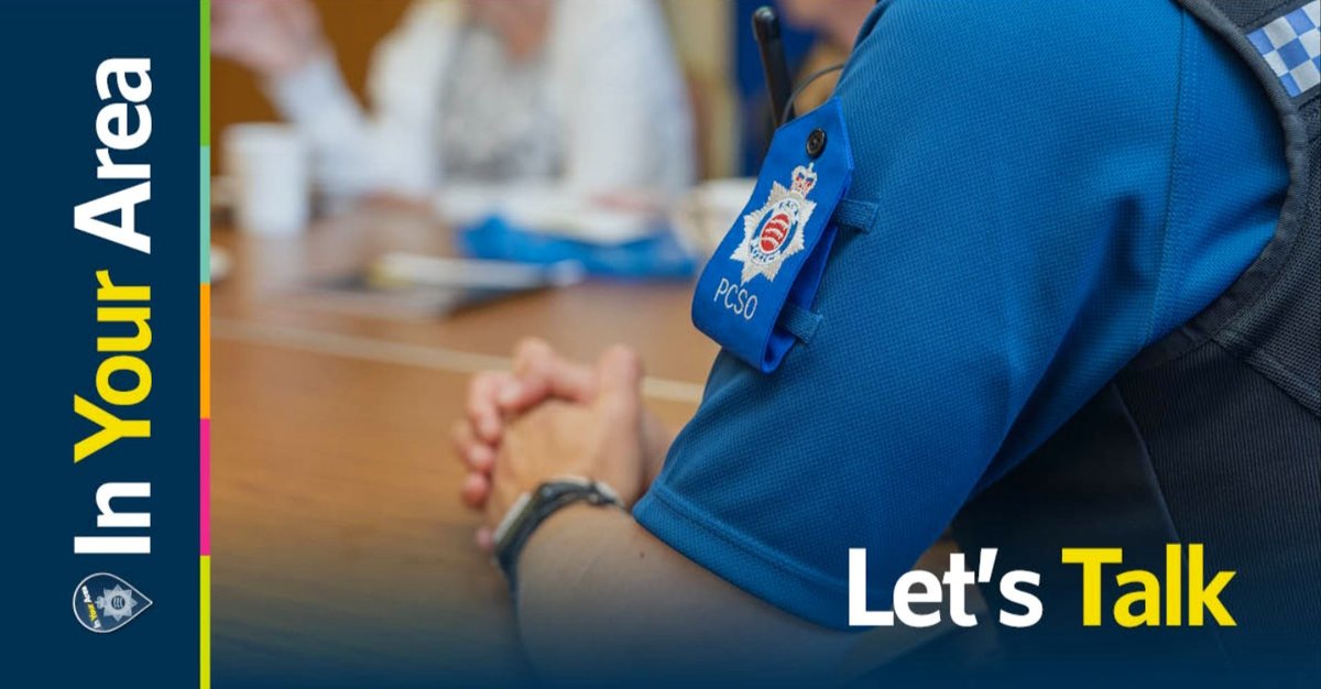 On Sun 12 May, between 12:00pm to 2:00pm, Officers from your Community Policing Team will be on hand at Scotts Garden Centre, Sutton Rd, Rochford SS4 1LQ , and will be available to listen to your concerns about crime or antisocial behaviour.