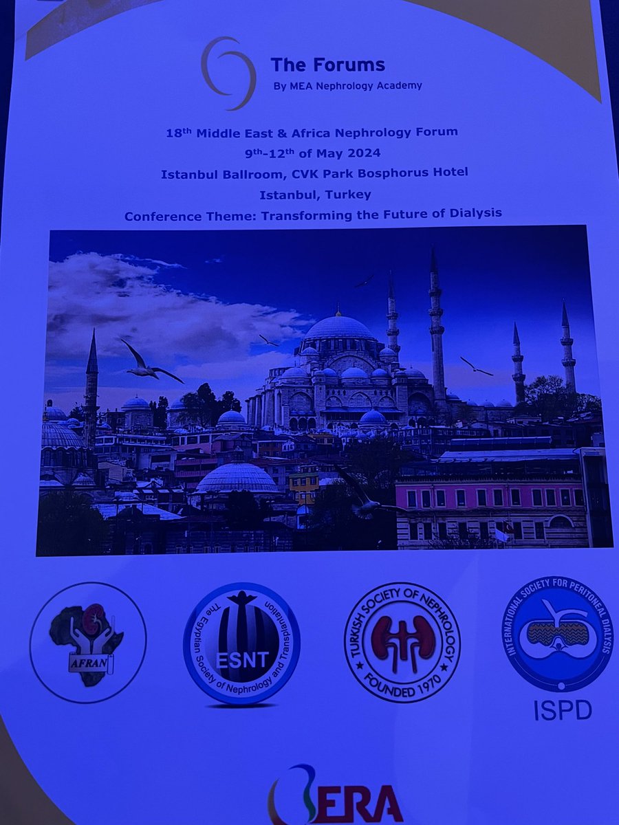 Day two of the 18th Middle East & Africa Nephrology Forum—what an incredible conference! @ISPD1 @ERAkidney @mea_nephforum @TurkNefro @AfricanAFRAN