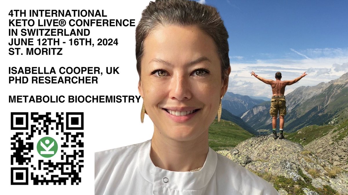 Meet Isabella Cooper live in Switzerland 🇨🇭lecturing and discussing news from her labs IKLC-2024.eventbrite.com