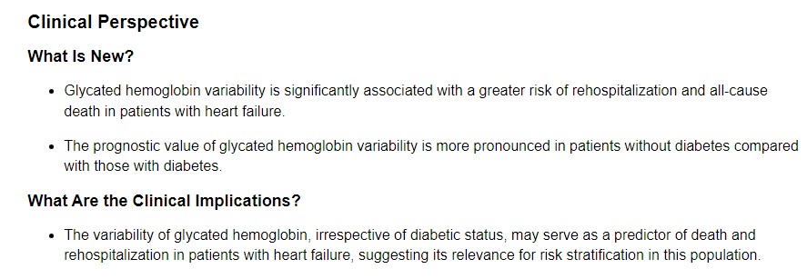 mbotana's tweet photo. @cristinatejerap @CristobMorales @mdballesteros @redGDPS @SEDiabetes @sea_es @Judithendo @fjavesc @DiegoBellido2 @DraPicon Y la #variabilidad en la #HbA1c también genera más problemas, incluso aunque no llegue a valores de #diabetes - Glycated Hemoglobin Variability Is Associated With Adverse Outcomes in Patients With Heart Failure Irrespective... https://t.co/GI7ReZ8tv4 https://t.co/0N6OpE1MIV