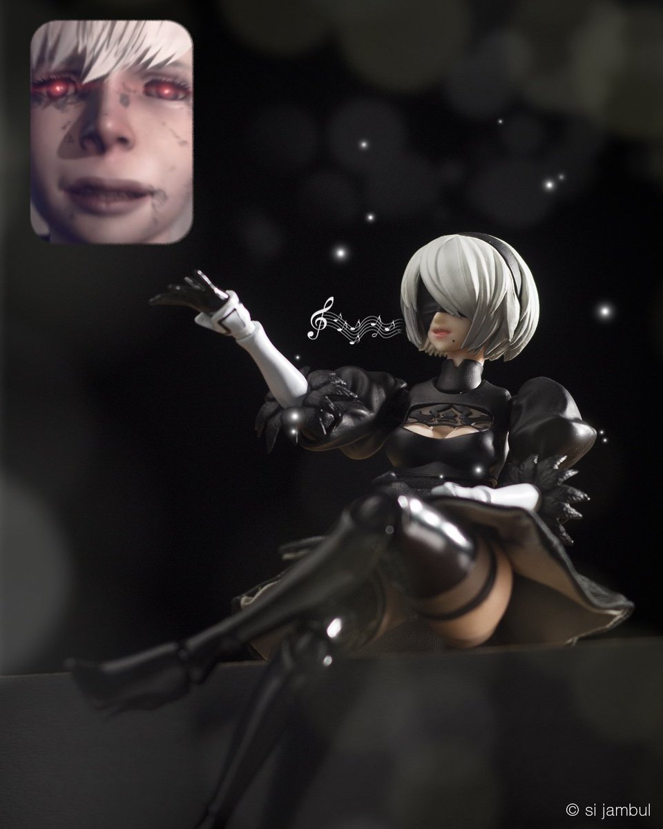 IDOL AND HER FANS!
---------------------------------------

#オモ写
#toyphotography
#tomsenpainoticeme
#nier
#nierautomata
#aniplex
#buzzmod
#meme
#2b