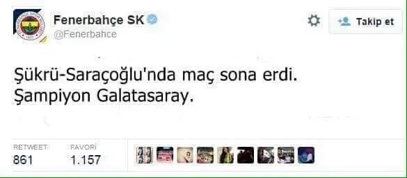Yarın akşam Fenerbahçe resmi hesabından beklediğimiz tweet...