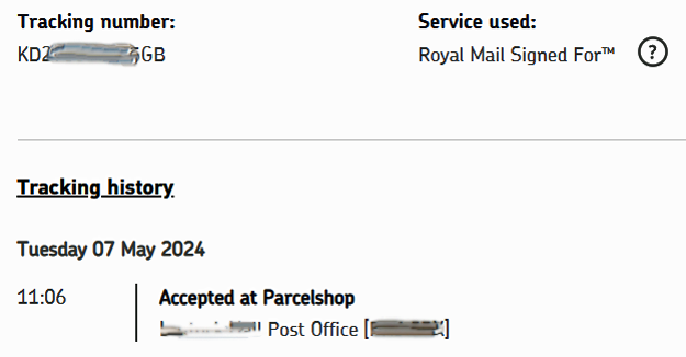 nniesham's tweet image. .@RoyalMailHelp @RoyalMail 5 days, to deliver a #SignedFor letter, yet you haven't!🤬
How much longer?

WTF do customers pay for?
#poorcustomerservice!