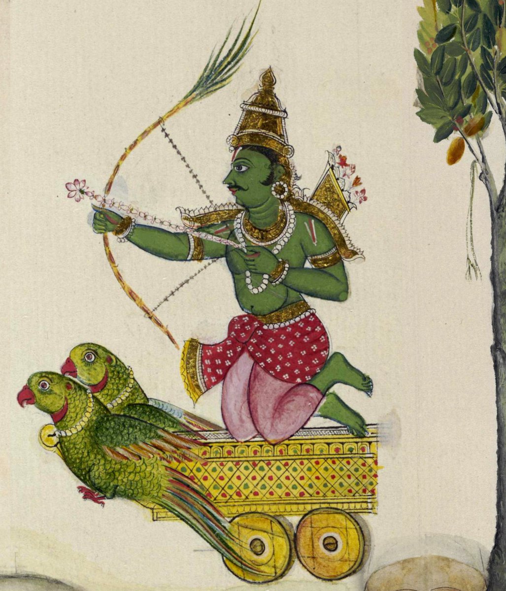 सन् १८२० का यह चित्र कौन से देव का है? Which divine being is riding the chariot in this 1820 painting?