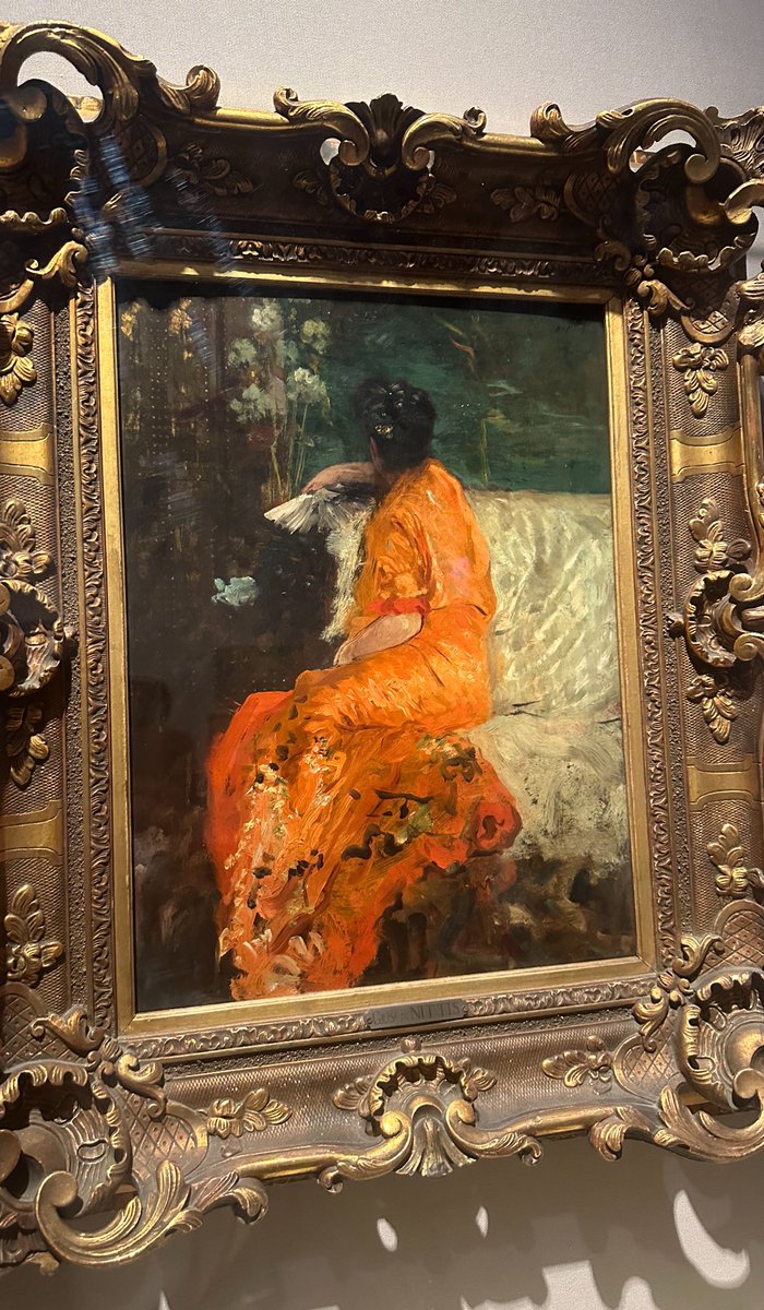 De Nittis, Il kimono color arancio,1884.